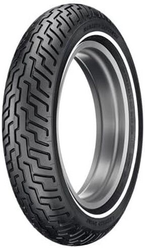 Dunlop D402 الأمامية إطار الدراجات النارية MT90B-16 (72H) جدار أبيض نحيف متوافق مع Harley-Davidson Electra-Glide Ultra Classic FLHT/C/U/I 1999-2008 in Saudi Arabia