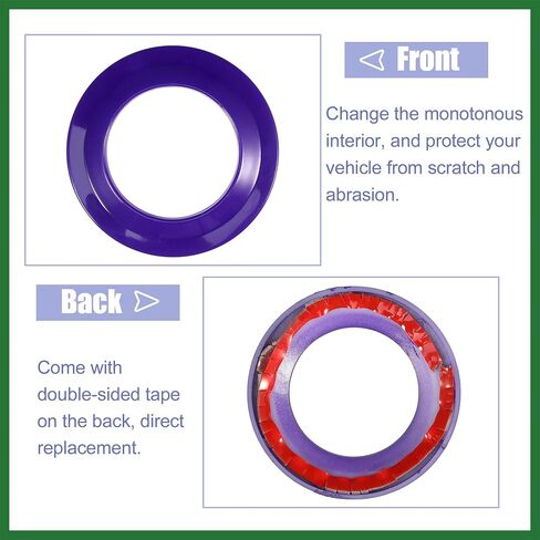 Motoforti 2pcs a Pillar Speaker Decoration Cover Interior Accessories for Jeep Wrangler JK 2007-2014 Purple Long-Lasting in Saudi Arabia