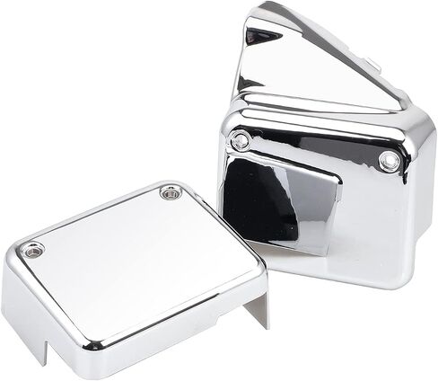 Chrome L&R بطارية الغطاء الجانبي لـ Honda Shadow Spirit VT750 DC 2000-2009 / Black Widow 2000-2007 in Kuwait