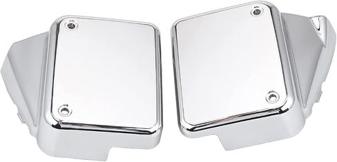 Chrome L&R بطارية الغطاء الجانبي لـ Honda Shadow Spirit VT750 DC 2000-2009 / Black Widow 2000-2007 in Kuwait
