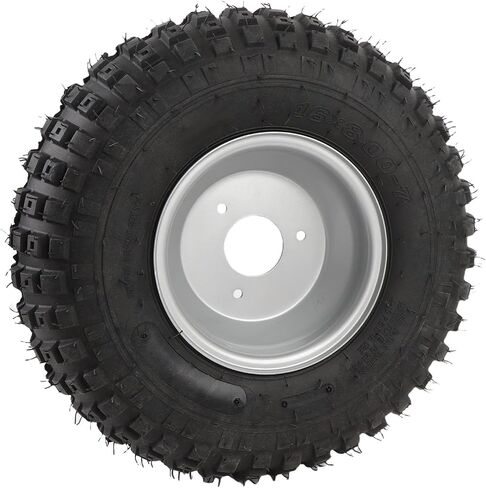 16x8-7 GO KART الإطارات والعجلة ، 7 بوصات إطارات ATV UTV على الحافات ، 3 العروة ، قبضة الطريق ممتازة ، لربعة adv go kart utv خارج الطريق جزازة الطريق in Saudi Arabia
