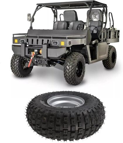 16x8-7 GO KART الإطارات والعجلة ، 7 بوصات إطارات ATV UTV على الحافات ، 3 العروة ، قبضة الطريق ممتازة ، لربعة adv go kart utv خارج الطريق جزازة الطريق in Saudi Arabia