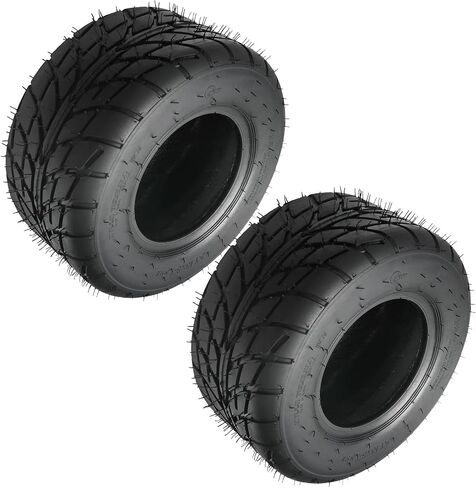 16x8-7 ATV GO KART TIRE 16X8X7 16-8-7 ROAD Steet Tyre Leless 4PR لـ UTV ATV GOLF CART QUAY DIRT RIPT 4 Wheelers Scooter Electric Outcitions (2 Pack) in Kuwait