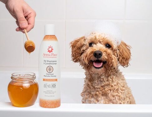 Luxury Dog Shampoo & Conditioner, Dry Skin & Dandruff Relief Formula, Honeysuckle in Saudi Arabia