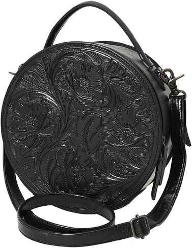 American Darling Canteen Hand Tooled Genuine Leather Women Bag Western Handbag Purse | for in Kuwait