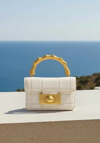 JW PEI النسائية Kaia Bamboo Metal Handbag حقيبة يد in Kuwait