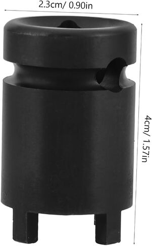 Heavy Duty Prong Socket Tool for Lug Nut Extraction Precision Nut Remover for Various Repairs Durable Metal Design for Mechanics DIY Enthusiasts for Damaged Nut in Saudi Arabia