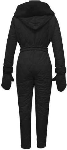 Womens Ski Suit One Piece Jumpsuit Snowsuits Waterproof Windproof Insulated Snow Suits Fall Fashion Winter Jumpsuit in Saudi Arabia
