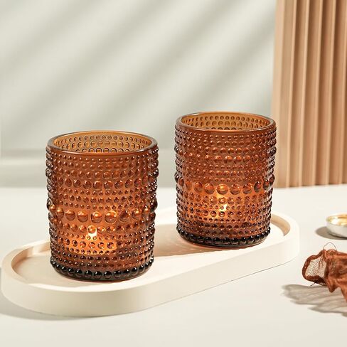 12 مساءً حامل شمعة نذري كبير ، 2.7 * 3.5 بوصة شاي شاي شاي صافية ، حاملي شمعة شمعة كبيرة لديكور مائدة زفاف الشمع ديي وعيد الميلاد in Kuwait