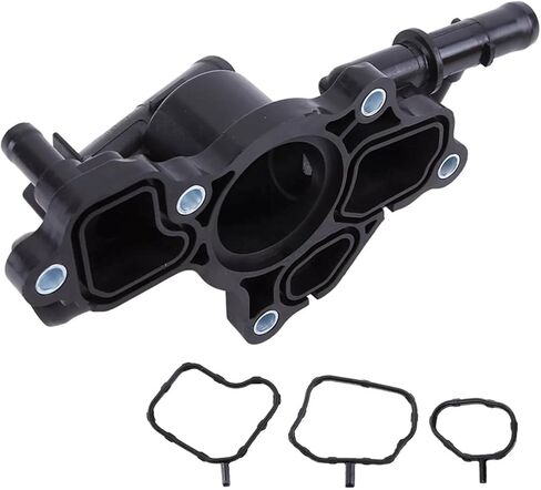 Water Control Valve Outlet with Washer,Compatible with 2013-2019 Nissan Sentra 2017-2019 Nissan Rogue,Coolant Outlet Flange Water Outlet Replace 110603RC1A 11060-3RC1A in Saudi Arabia