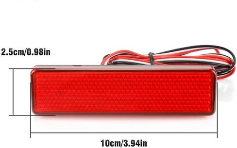 Car Lamp Lens, for Renault for Trafic for Master 2X Car Rear Bumper Reflector Light Tail Lamp Driving Brake Light 9160858 in Saudi Arabia