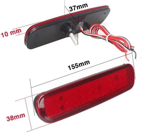 Car Lamp Lens, for Toyota for Land for Cruiser 100 1998-2007 Car Rear Bumper Reflector Brake Light Tail Lamp in Saudi Arabia