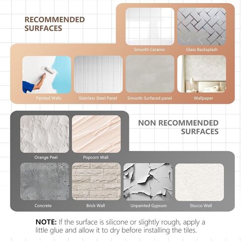 Peel and Stick Backsplash Tiles 12''x12'' Light Green Wall Tile Heat Resistant 10-Sheet Waterproof Vinyl Self Adhesive Glossy Boho Sticker for Kitchen Ceramic Bathroom Living Room in Saudi Arabia
