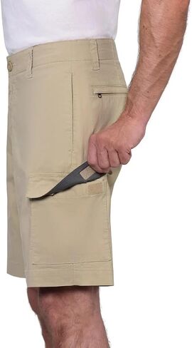 Wearfirst Men's Classic Fit Stretch Lightweight Cargo Short in Kuwait