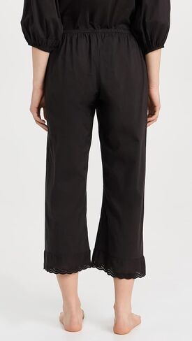 THE GREAT. Women's The Eyelet Easy Sleep Pants in Saudi Arabia