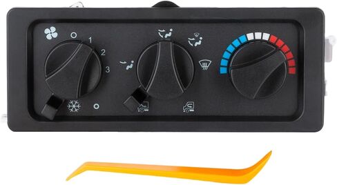 8520046000.02 HVAC Climate Control Module, AC Air Conditioning Control Switch Temperature Control Panel Compatible with FREIGHTLINER FL60 FL70 C840 Replace 807-0010-002 8520046000.02 680.830.0 in Saudi Arabia