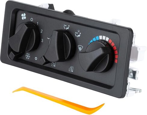8520046000.02 HVAC Climate Control Module, AC Air Conditioning Control Switch Temperature Control Panel Compatible with FREIGHTLINER FL60 FL70 C840 Replace 807-0010-002 8520046000.02 680.830.0 in Saudi Arabia