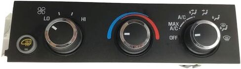 HVAC Temperature Control Module - Compatible with 2001-2021 Chevy Express 3500 (Manual AC, with Round Knobs; with 6-Pin Connector; with Mirror Defogger) in Saudi Arabia