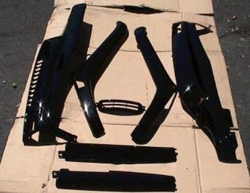 Seven Pcs Black Honda Helix CN250 Lower Trim *Special* in Saudi Arabia