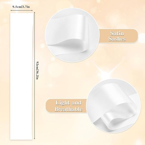 Blank Sash Satin Miss Halloween Sash Birthday Party 3 Pcs Homecoming Bachelorette Graduation Sashes for Bridal Party in Kuwait