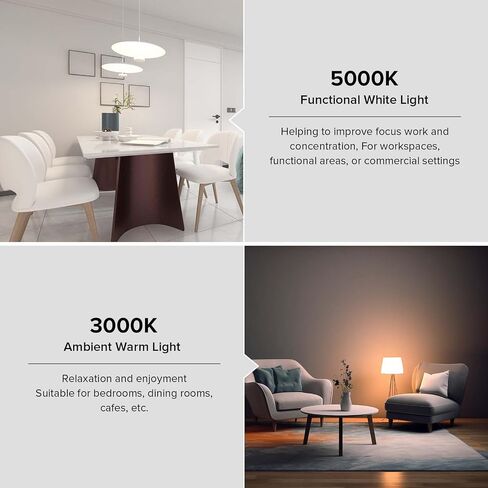 SANSI 250W لمبة إضاءة LED مكافئة، 4000 لومن E26 لمبة LED بتقنية السيراميك، A19 5000K لمبة إضاءة نهارية غير قابلة للتعتيم، عمر 22 عامًا، لمبة إضاءة موفرة للطاقة 25 وات للمكتب المنزلي in Saudi Arabia