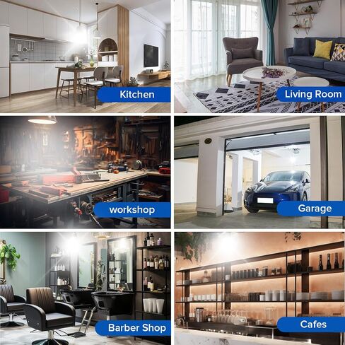 SANSI 250W لمبة إضاءة LED مكافئة، 4000 لومن E26 لمبة LED بتقنية السيراميك، A19 5000K لمبة إضاءة نهارية غير قابلة للتعتيم، عمر 22 عامًا، لمبة إضاءة موفرة للطاقة 25 وات للمكتب المنزلي in Saudi Arabia