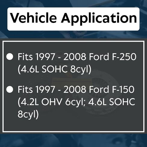 طقم القابض الثقيل EFT مع أسطوانة من الرقيق لعام 1997-08 Ford F-150 F-250 Pickup Truck 4.2L 6Cyl و 4.6L 8cyl-أداء متين مع مشاركة سلسة-يوفر ضمانًا للعلامة التجارية لمدة 12 شهرًا in Saudi Arabia
