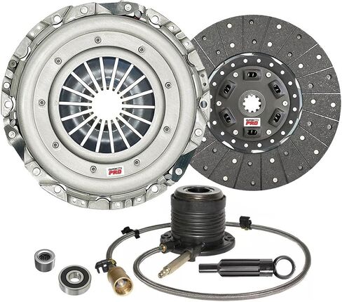 ClutchMaxPRO Heavy Duty OEM Clutch Kit with Slave Cylinder kit Compatible with 2001-2007 Chevy Silverado Suburban GMC Sierra 1500 2500 3500 HD 6.0L Vortec (CP04201HDWS-CK) in Saudi Arabia