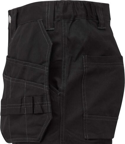 Mens Work Trousers Cargo Semi Elasticated Waist YKK Zip Multi-Pocket with Cordura Knee Pad Pockets - Render Pro in Saudi Arabia