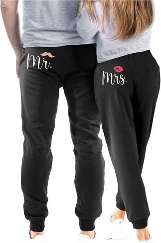 Tstars Valentines Day Matching Sweatpants for Couples Gifts for His and Hers Valentine Couple Joggers in Saudi Arabia