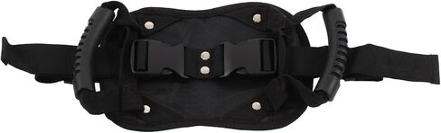Motorcycle Safety Belt Comfortable Lightweight Adjustable Passenger Grip Handle for Scooters and Motorcycles Oxford Cloth Black 16x24cm in Saudi Arabia