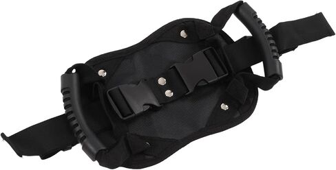 Motorcycle Safety Belt Comfortable Lightweight Adjustable Passenger Grip Handle for Scooters and Motorcycles Oxford Cloth Black 16x24cm in Saudi Arabia