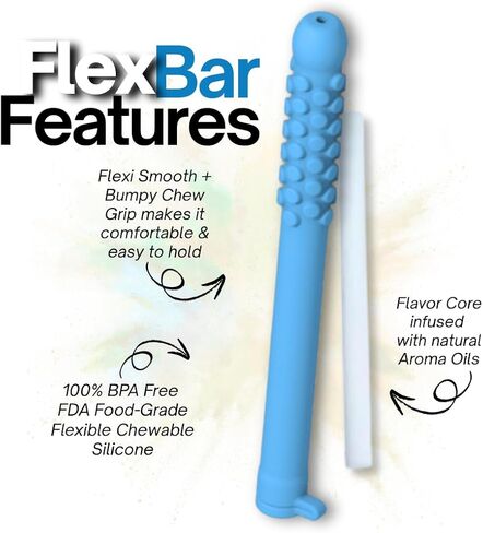 Summer Mix Edition Chewable Breather Stick Aromatherapy Natural Habit Replacement Hand Chewer with Essential Oils for on The Go Breather Fidget in Saudi Arabia