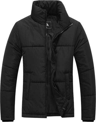 Women's Warm Winter Coat Water-Resistant Puffer Jacket Full-Zip Lightweight Winter Jacket in Saudi Arabia