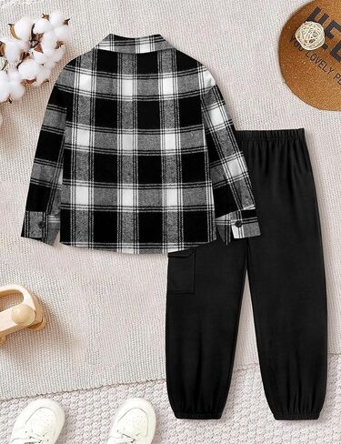 ملابس صغار الأولاد ملابس طويلة الأكمام قميص زر منقوشة in Kuwait