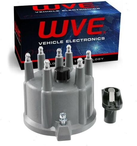 Wells WVE Distributor Cap & Rotor Kit متوافق مع Jeep Cherokee Grand Cherokee TJ Wrangler 4.0L L6 1994-1999 in Saudi Arabia