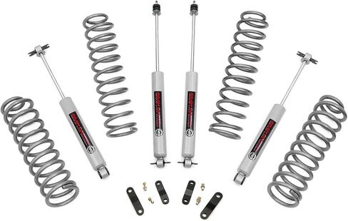 Rough Country 2.5" Lift Kit for 2007-2018 Jeep Wrangler JK Unlimited - 901 in Saudi Arabia