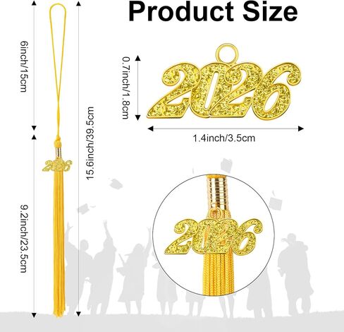 2026 Graduation Tassel, Pink Tassels for Graduation Cap, Class of 2026 Tassel with Golden Charm for Graduations Cap Hat Decorations Accessories Academic Memorial Grad Ceremonies Party Favors Supplies in Saudi Arabia