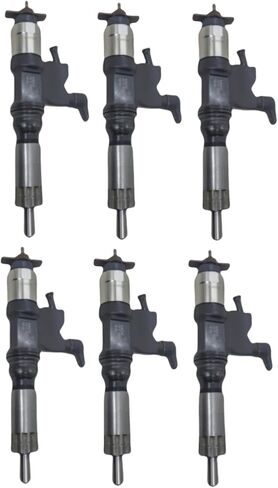 6pcs حقن الوقود 095000-9800 0950009800 لمحرك ISUZU 4HK1 6HK1 قطع ما بعد البيع الجديدة in Saudi Arabia