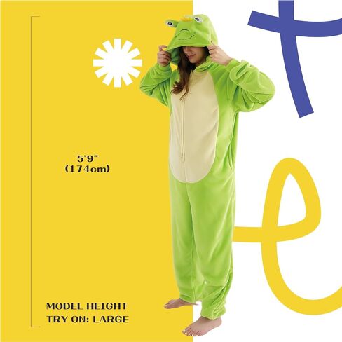 Unisex Adult Costume Onesie,Animal Halloween Costume One Piece Cosplay Suit for Adults,Flannel Hooded Sleepwear in Saudi Arabia