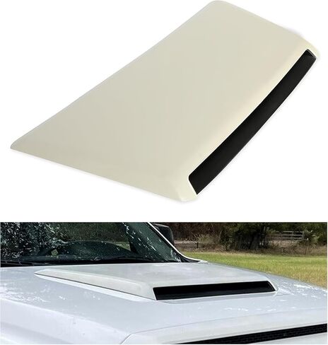 Kojem Front Upper Hood Scoop Bulge Kit Compatible with 2014-2021 Toyota Tundra (Painting Required) Replacement for 7618134900 76183-34010 Cover Hood Assembly Primer Plastic White in Saudi Arabia