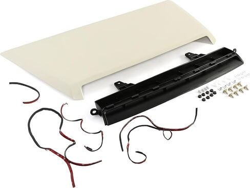 Kojem Front Upper Hood Scoop Bulge Kit Compatible with 2014-2021 Toyota Tundra (Painting Required) Replacement for 7618134900 76183-34010 Cover Hood Assembly Primer Plastic White in Saudi Arabia