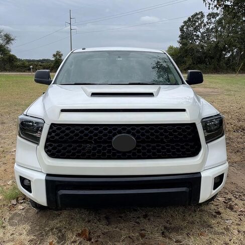 Kojem Front Upper Hood Scoop Bulge Kit Compatible with 2014-2021 Toyota Tundra (Painting Required) Replacement for 7618134900 76183-34010 Cover Hood Assembly Primer Plastic White in Saudi Arabia