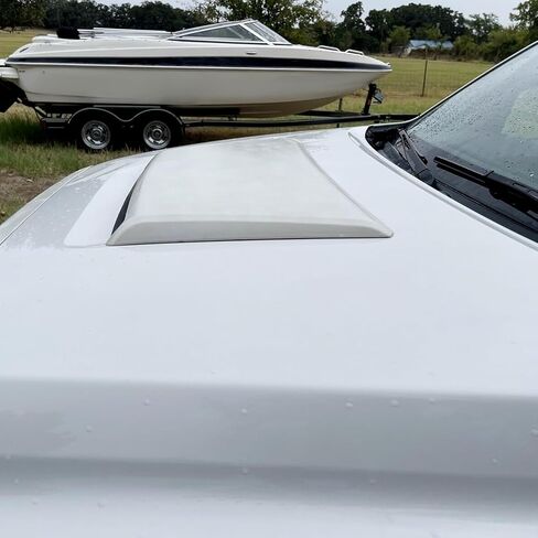 Kojem Front Upper Hood Scoop Bulge Kit Compatible with 2014-2021 Toyota Tundra (Painting Required) Replacement for 7618134900 76183-34010 Cover Hood Assembly Primer Plastic White in Saudi Arabia