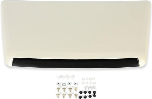 Kojem Front Upper Hood Scoop Bulge Kit Compatible with 2014-2021 Toyota Tundra (Painting Required) Replacement for 7618134900 76183-34010 Cover Hood Assembly Primer Plastic White in Saudi Arabia