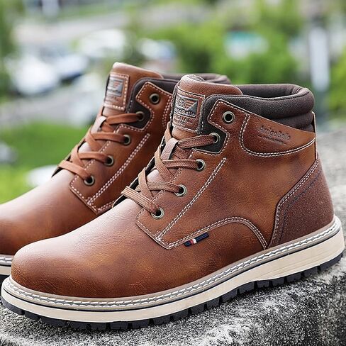 Arrigo Bello Mens Winter Boots Snow Booties Darm Warm Fur Mesh cine kal cloy lightweight light inlip inlip trekking walking shoil in Kuwait