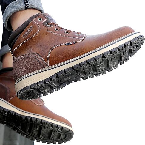 Arrigo Bello Mens Winter Boots Snow Booties Darm Warm Fur Mesh cine kal cloy lightweight light inlip inlip trekking walking shoil in Kuwait