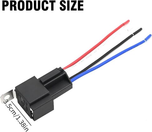 12 فولت 30 أمبير 6pcs مفتاح التتابع الصمامات مجموعة مع 14 AWG الأسلاك الساخنة ، مرحل السيارات 12V مع فتيل لشاحنات السيارات in Saudi Arabia