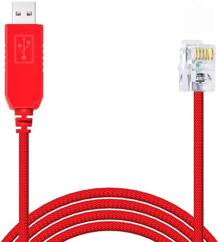 USB to RJ45 Skywatcher Cable and Orion Mount EQMOD ASCOM GOTO Equatorial Mount Data Cable for HEQ5pro AZEQ5 AZEQ6 EQ6-R Telescope(6FT/1.8M) in Kuwait