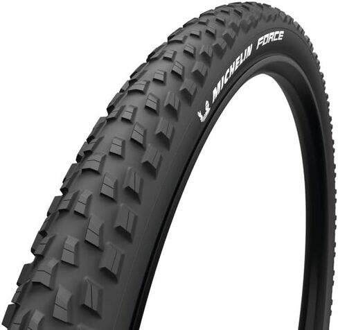Michelin Force 27.5 × 2.60 إطار الفاصلة-حبة سلك متينة ، فقي مصمم للمسارات المعبأة الصلبة ، الحماية المسطحة ، الجر العالي ، وأداء المتداول السريع لركوب الدراجات الجبلية in Saudi Arabia